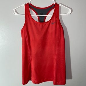 NIKE Watermelon Colored Tank Top with Built In Bra